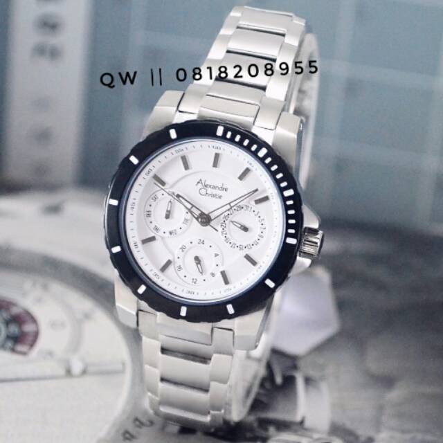Jam Tangan Wanita Original Alexandre Christie AC6141 Arloji cewek Sporty