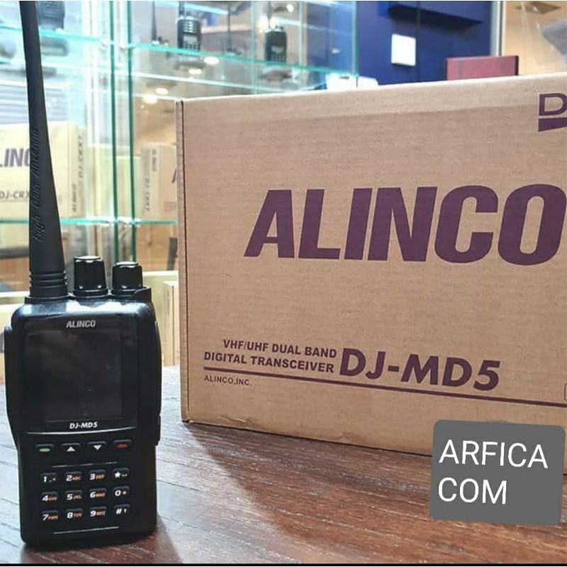 HT ALINCO DJ-MD5 HT DMR DUALBAND ORI GARANSI DIGITAL RADIO DJMD5