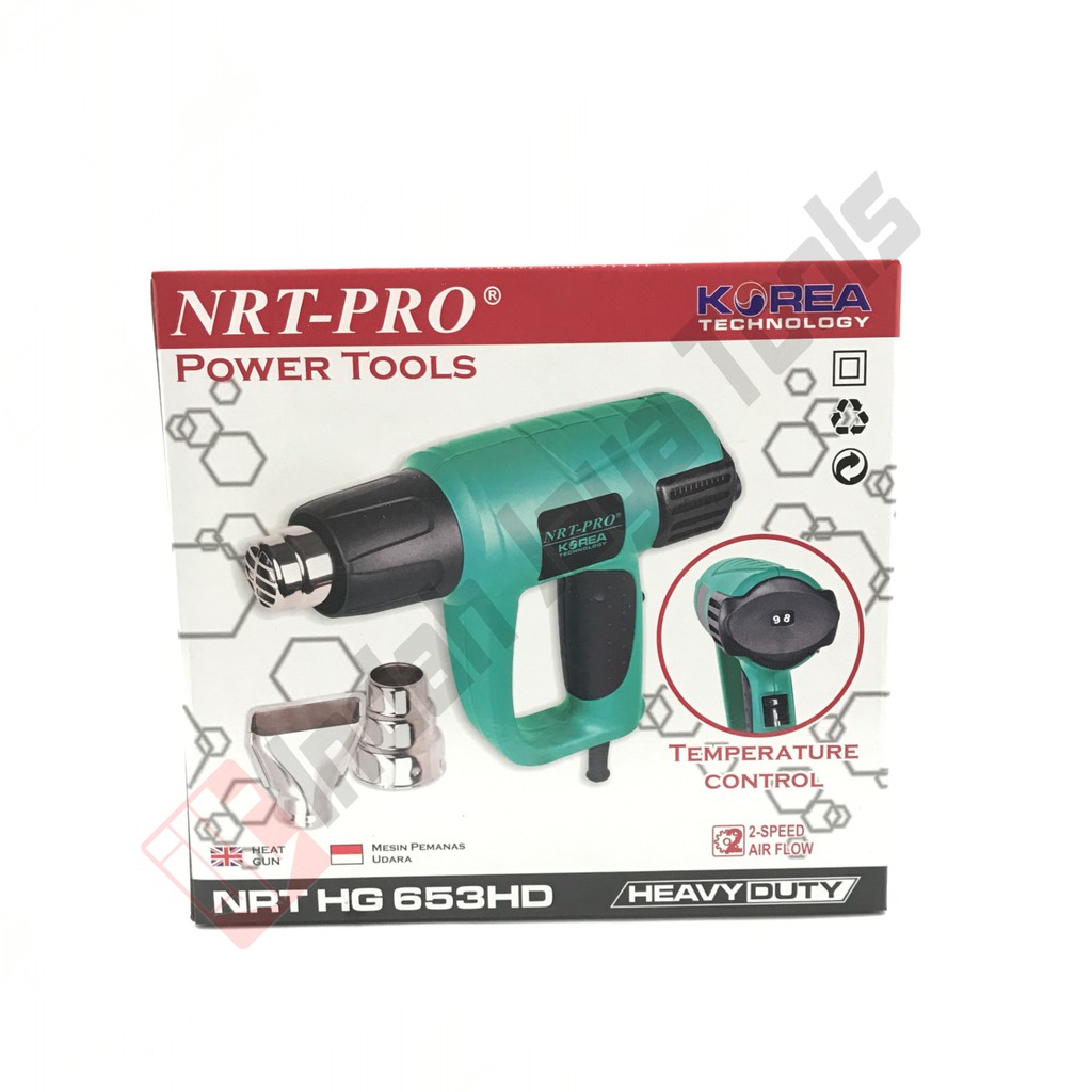 NRT-PRO HG 653 HD Hot Air Gun Heat Gun - Blower Pemanas Panas