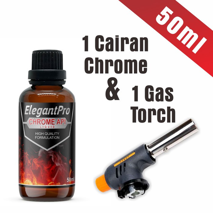 ElegantPro Chrome Liquid - Cairan Chrome Api Plus Gas Torch 50ML