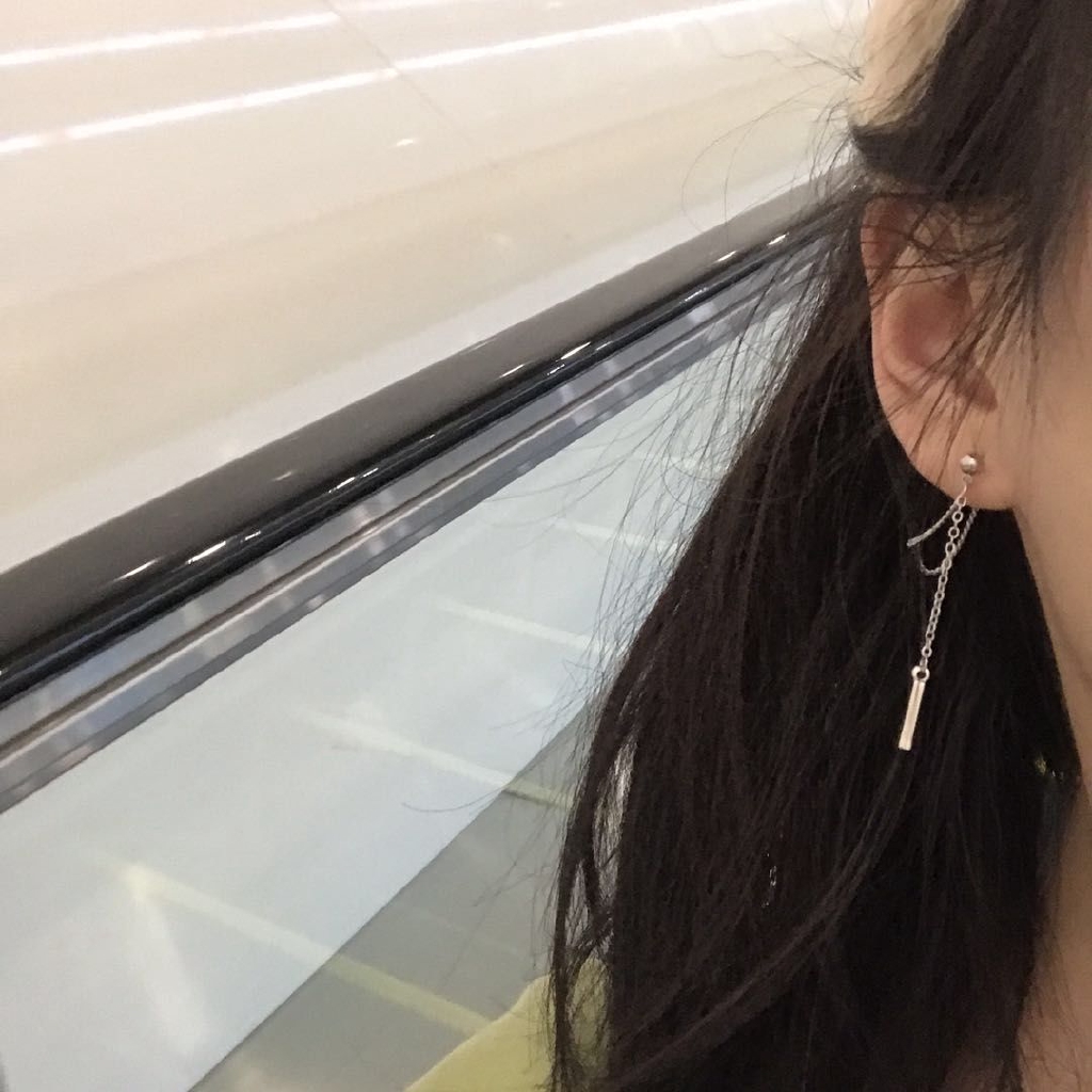 Anting Rantai Bentuk Salib Gaya Simple Serbaguna