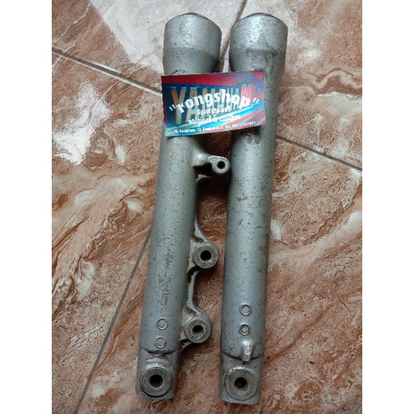 bottom shock,tabung shock depan tornado,shogun kebo,satria 2tak