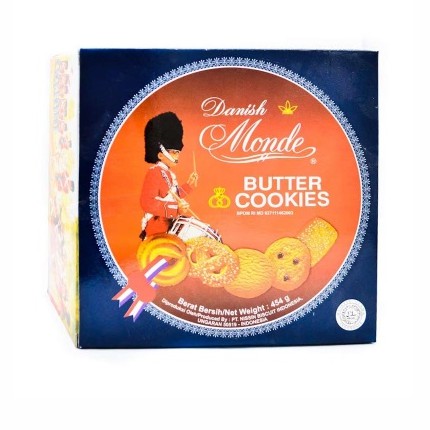 

MONDE BUTTER COOKIES 454 gr biskuit kaleng