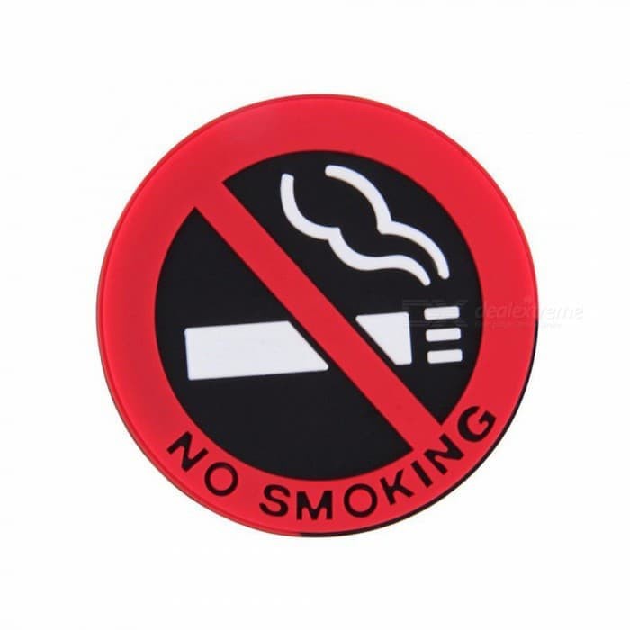 Jual Emblem No Smoking Dilarang Merokok M Interior Mobil D Rubber