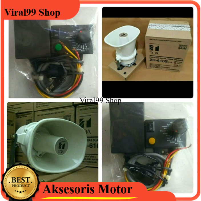 Modul Klakson Toa Motor Paket Modul 12 Suara Double Tone Toa