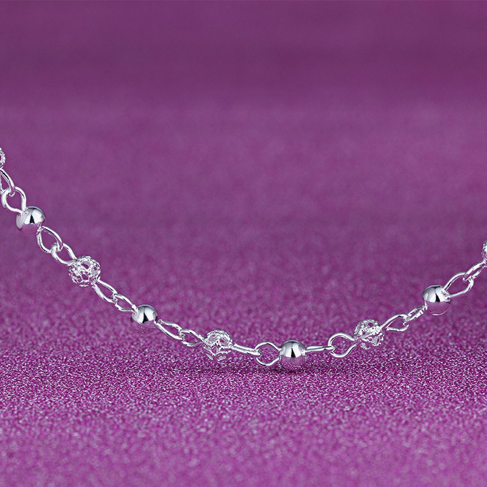 Gelang Kaki Sterling Silver 925 Gaya Korea untuk Wanita