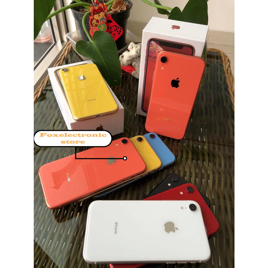 iPhone XR 64GB All Sim Silent Fullset Original Second Mulus100% 3utools All Green (Garansi 1 Tahun)-5