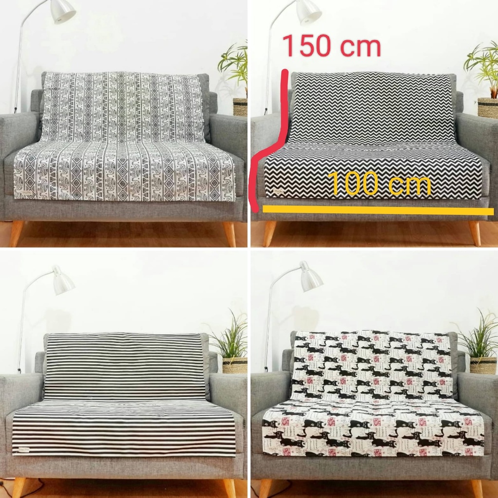 Cover Sofa  ukuran dan motif / Sarung sofa / Cover sofabed / Cover sofa sudut / Alas sofa / Sarung sofa 2 seater