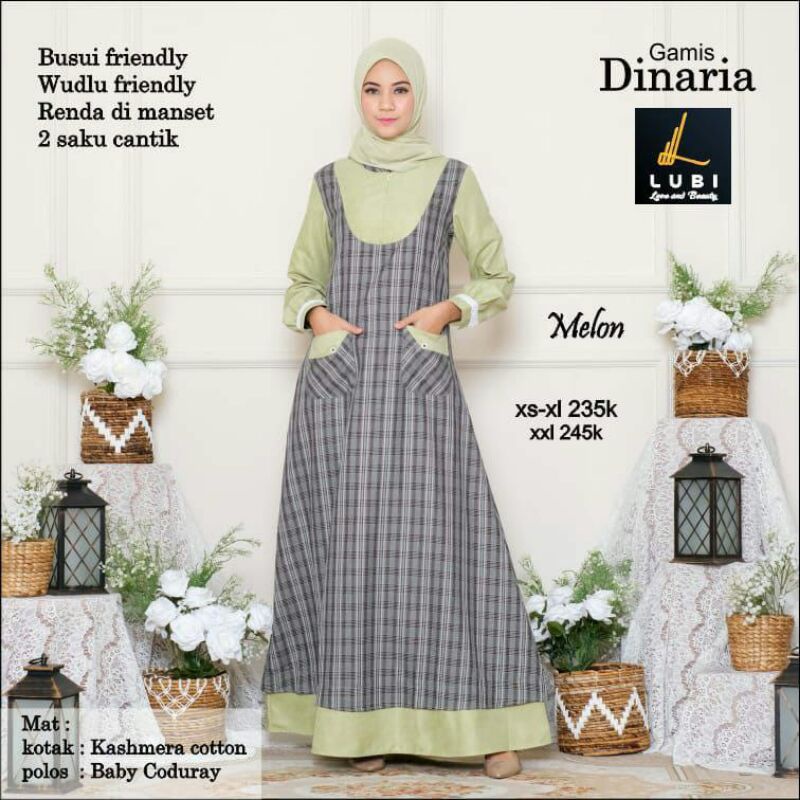 GAMIS DINARIA / GAMIS BY LUBI TERBARU