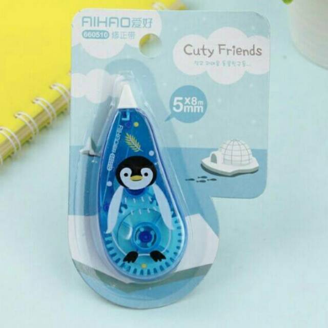 

Correction Tape Cuty Friends - tipe x kertas