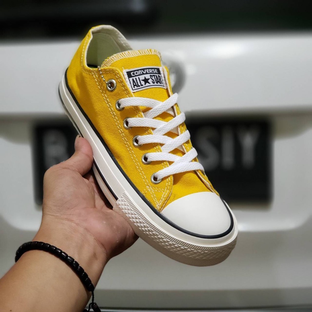 3.3 SALE [GRADE ORIGINAL] SEPATU CONVERSE ALLSTAR LOW PEACH GREEN YELLOW PREMIUM