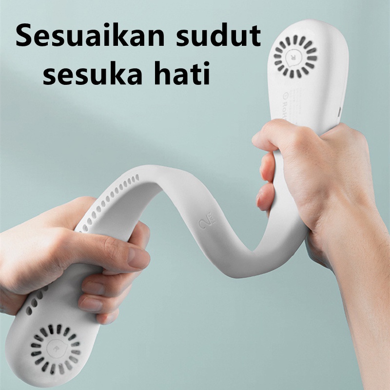 ❤Freedom❤ - Kipas angin mini leher usb/portabel/siswa/tanpa daun/musim panas