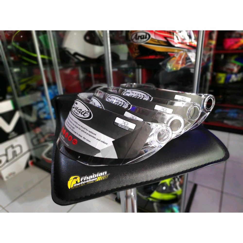Flat Visor Clear Snail FFS1 Original Best Quality
