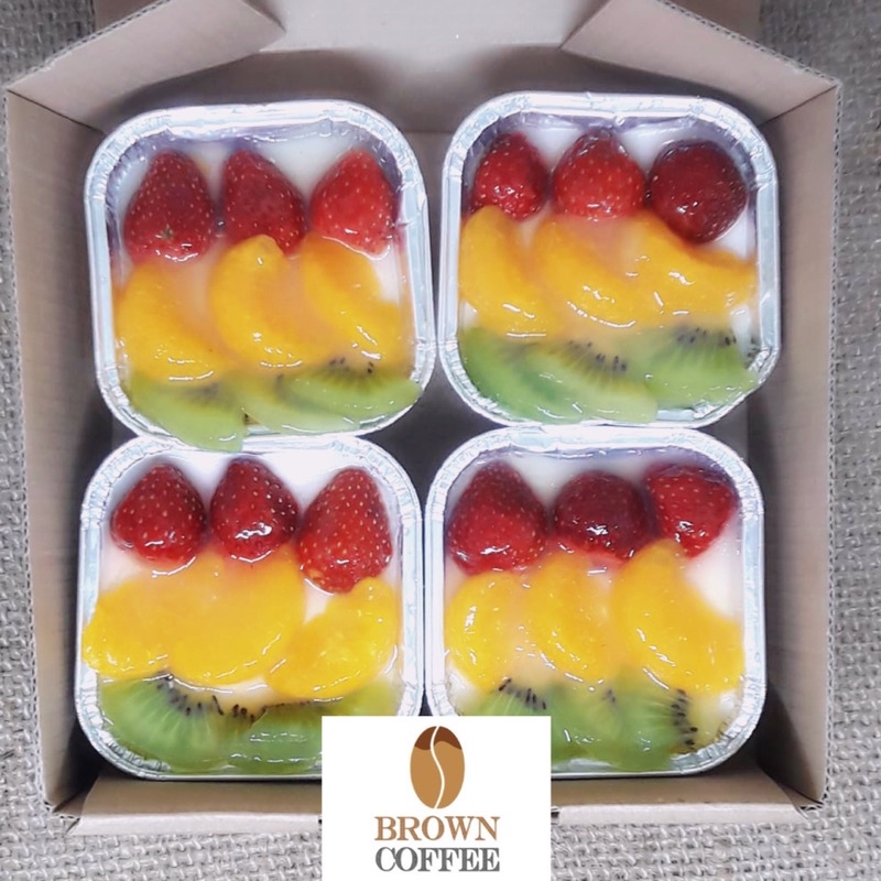 

Ay00! Puding Susu Topping Buah Segar Rasa Manis Pas