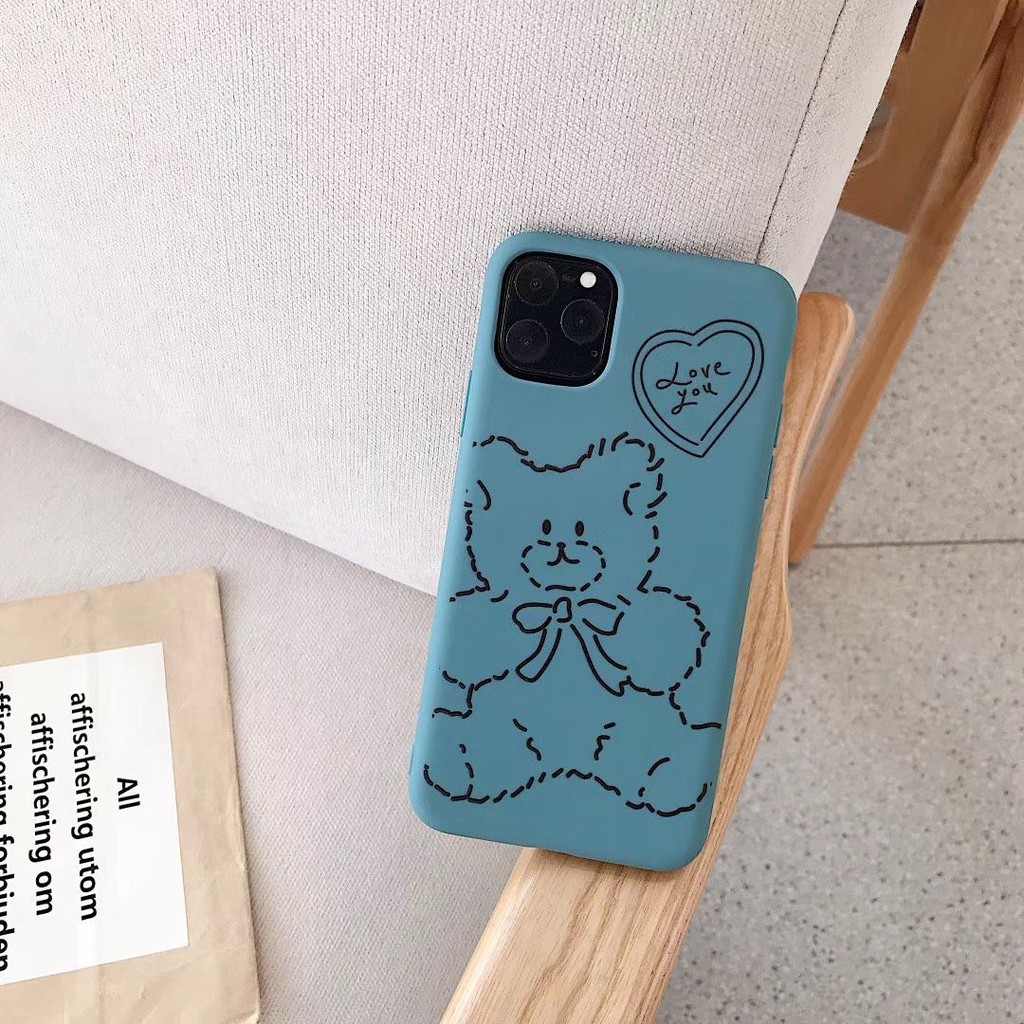 Teddy Printing Softcase Printing Oppo neo7 f1s a1k a7 a5s f9 vivo v9 y83 y71 y53 redmi 4a 7a 6a 4x