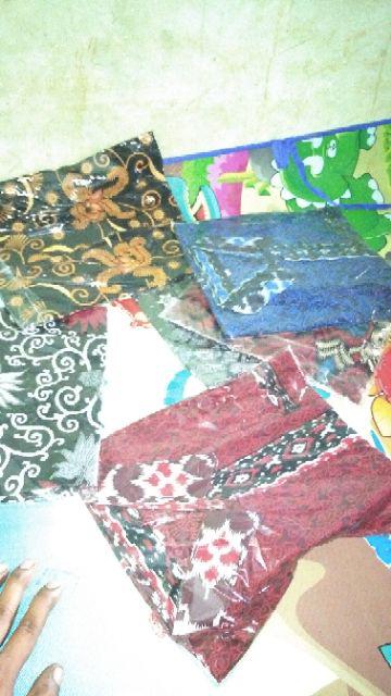 Kemeja Batik Lengan Panjang Batik  Danabrata Pria Motif Songket Hijau Kode 031 M L Xl Xxl Regular