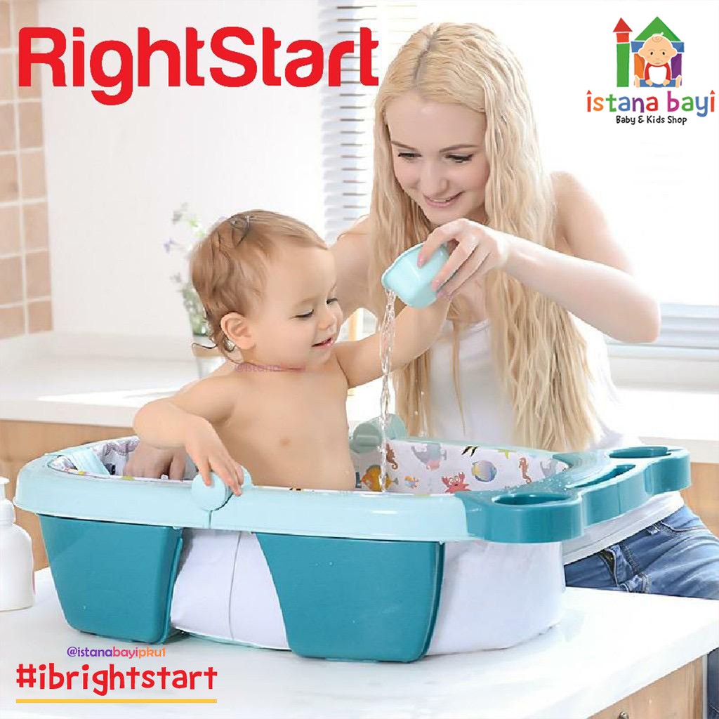 Right Start Fold Away Baby Bathub - Bak Mandi Bayi