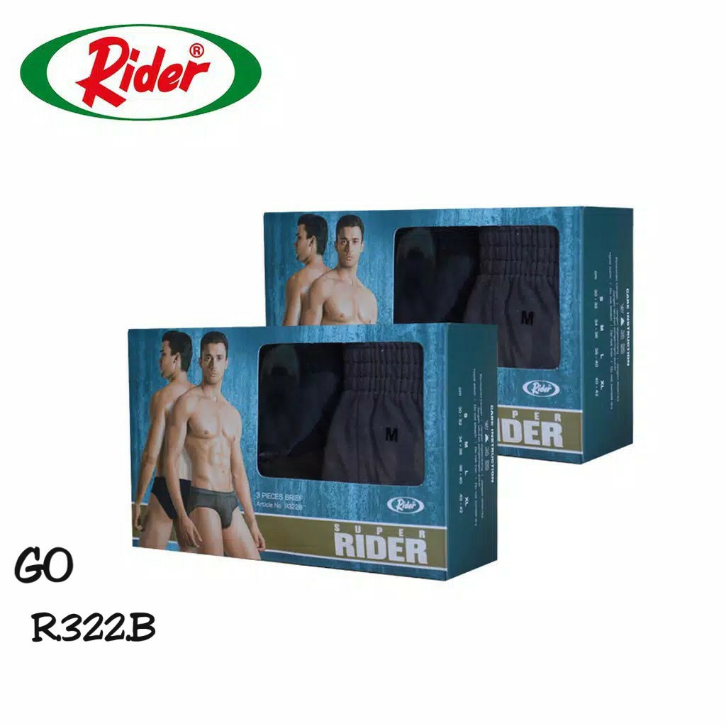 BB RIDER CELANA DALAM PRIA Underwear 100% Original-R.322.B-celana dalam RIDER