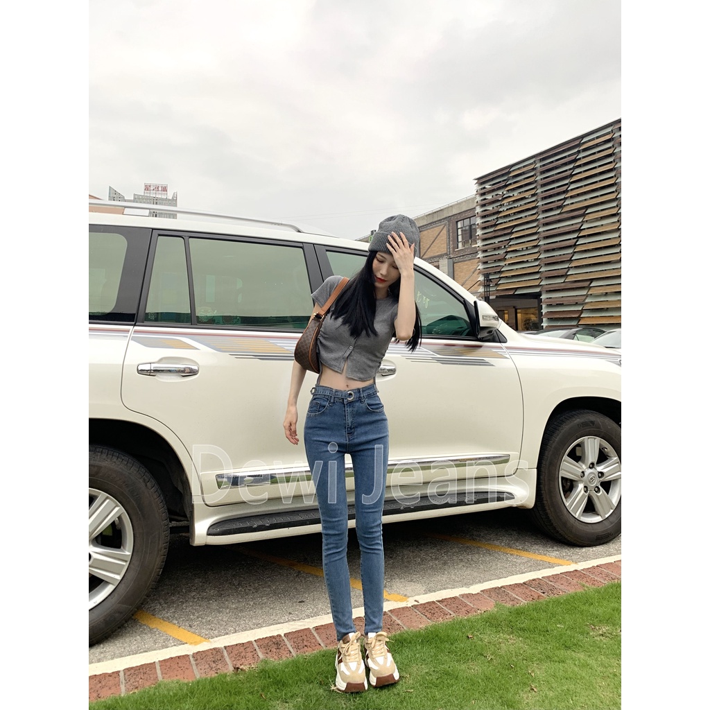 L.A.Outlet J51 Jeans ungu Jeans dasar Celana Panjang HW Kulot Jeans Boyfriend Jeans Korea Jeans Celana Jeans Impor jeans highwaist celana korean style celana jeans wanita jeans korea celana jeans kulot