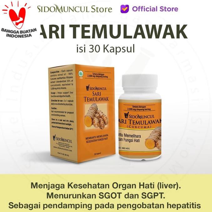 

Sidomuncul Sari Temulawak untuk Kesehatan Organ Hati 30 Kapsul