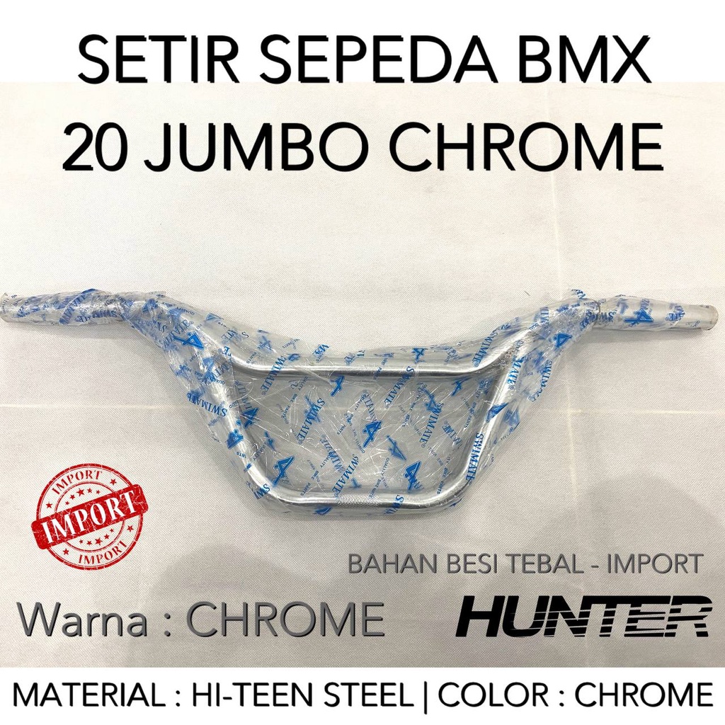 Handlebar / Stang / Stir Sepeda BMX Jumbo Ukuran 20