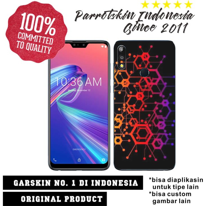 Garskin Skin Zenfone Max Pro M2 tech jarvis case Style edition