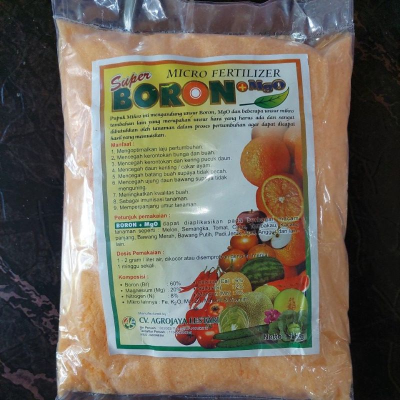 pupuk super boron+mgo 1kg