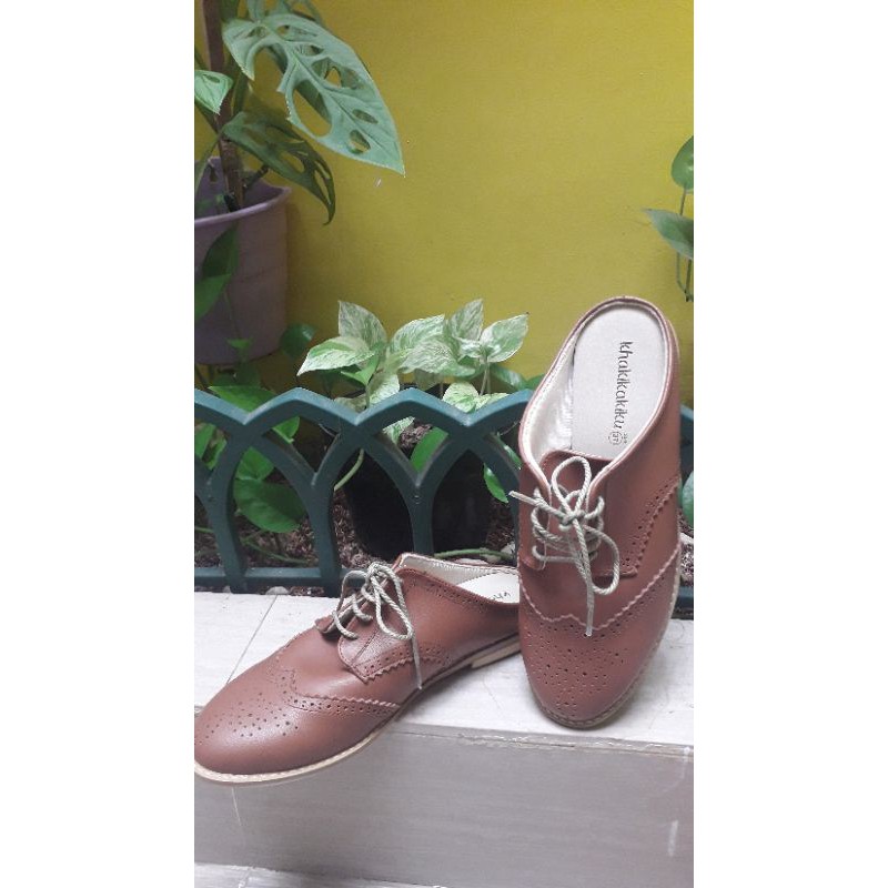 flat shoes loafers wanita by khakikakiku