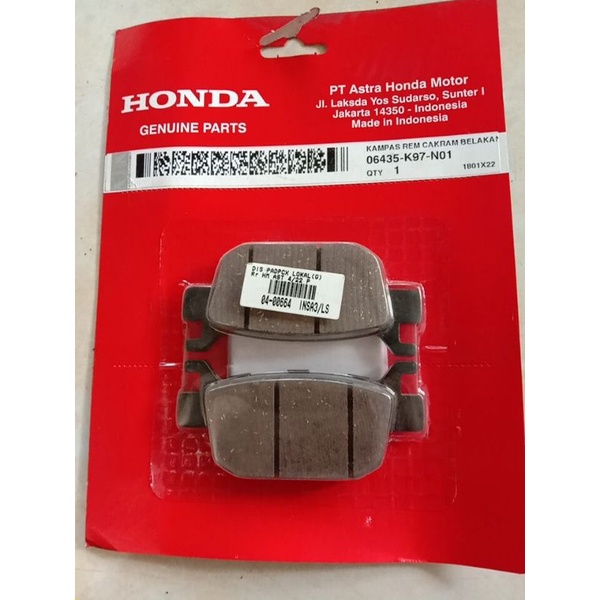 KAMPAS REM CAKRAM BELAKANG PCX ORIGINAL HONDA