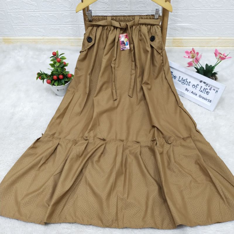 ROK WANITA JUMBO UMBRELLA SUPERNOVA TERBARU 2022 / ROK HITAM REMAJA DEWASA KEKINIAN / ROK KERJA PANJ