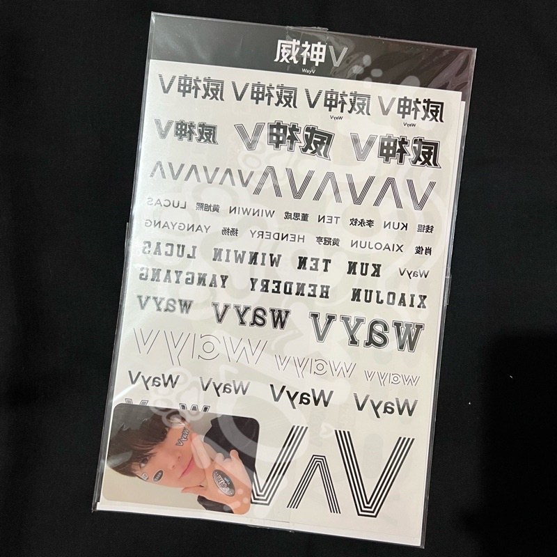 WayV - tattoo sticker take off ten (sealed)