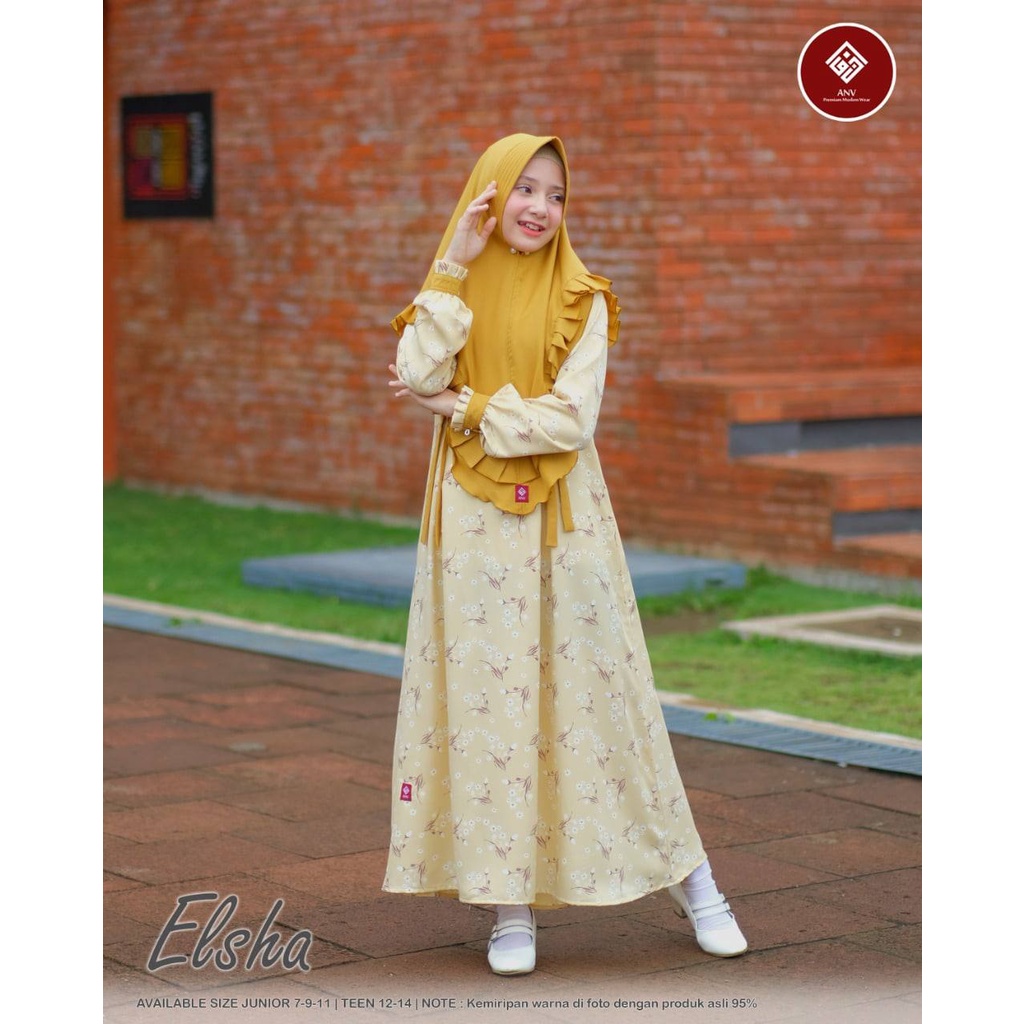 Gamis anak and mom Gamis elsha by ANV