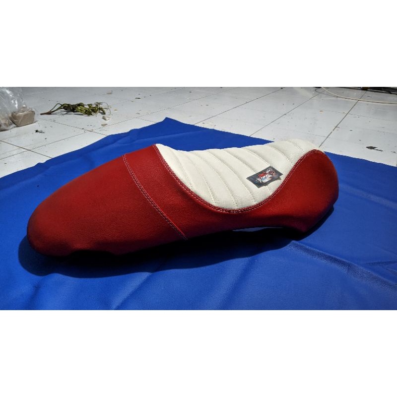 jok motor scoopy - caferacer jok scoopy singel seat