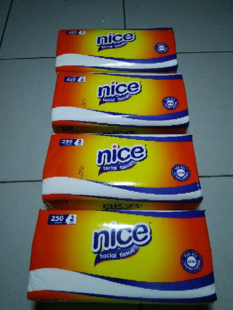 Tissue Nice 250 Sheet Tisu Facial Softpack (no.133)