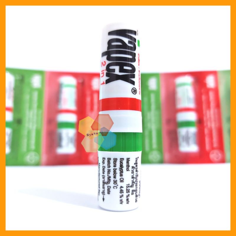 Inhaler Vapex 2 in 1 Thailand 2cc Melegakan Hidung Mampet
