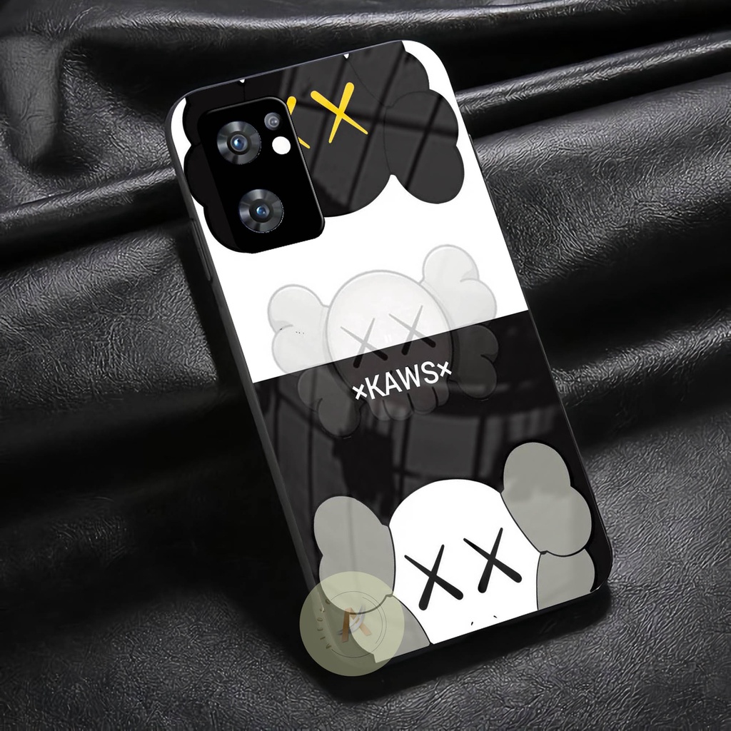 Softcase Glass Oppo Reno 7 5G - GK48 - Case HP Oppo Reno 7 5G - Case Oppo Reno 7 5G - Kesing HP Oppo