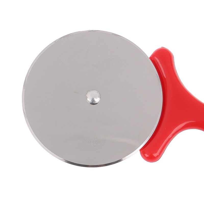 Alat Pemotong Pizza Bentuk Roda Bahan Stainless Steel Untuk Dapur