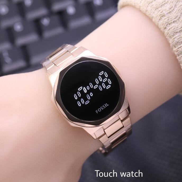 Jam tangan fossil wanita touch screen wtCh~7