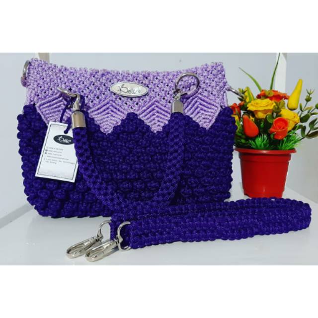 Tas tali kur belle macrame