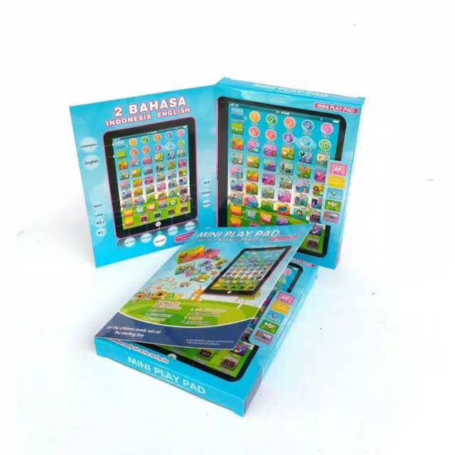 Mini Play pad edukasi 2 bahasa / education kids 2 bahasa playpad