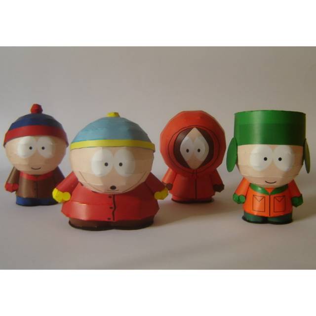 South Park Set papercraft