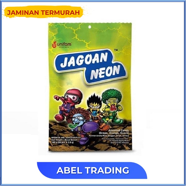 

JAGOAN NEON ASST CANDY BAG 125 g