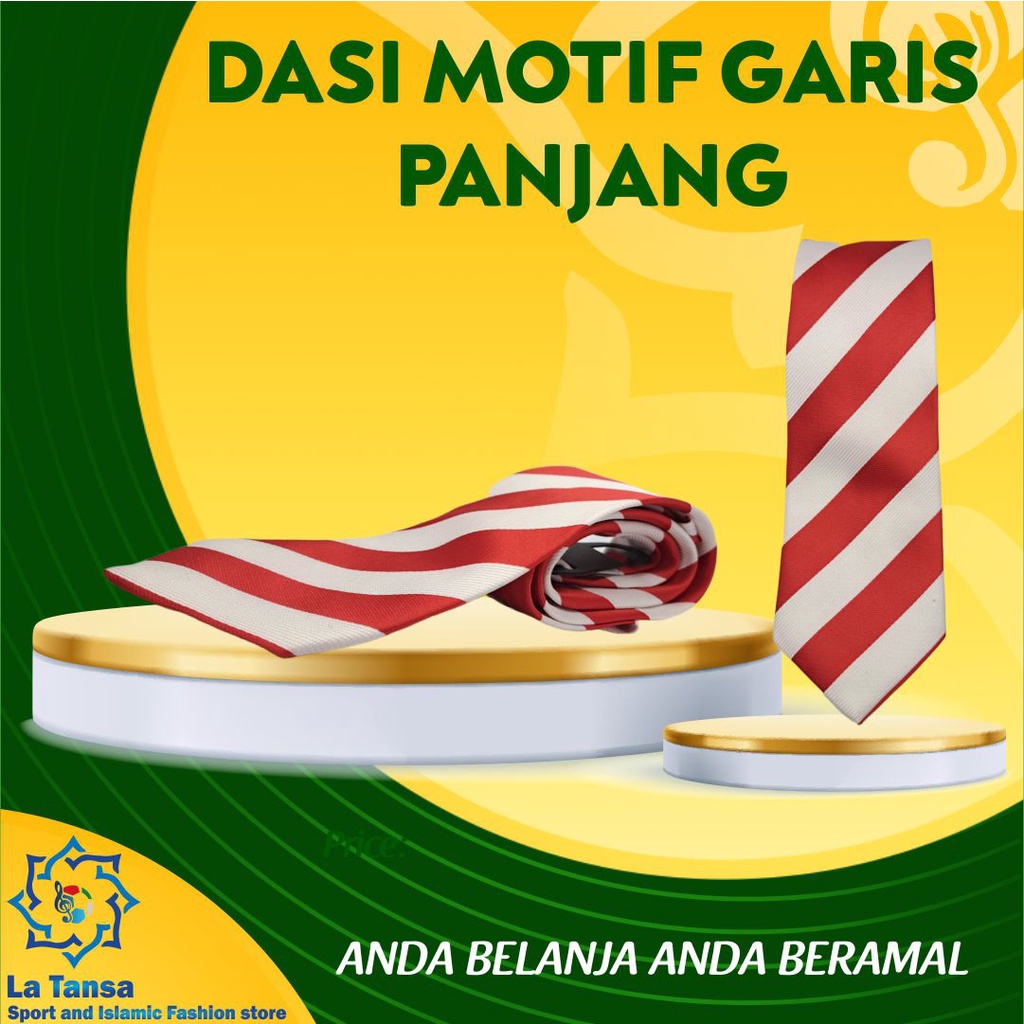 DASI MOTIF GARIS PANJANG / DASI KANTOR / DASI KERJA