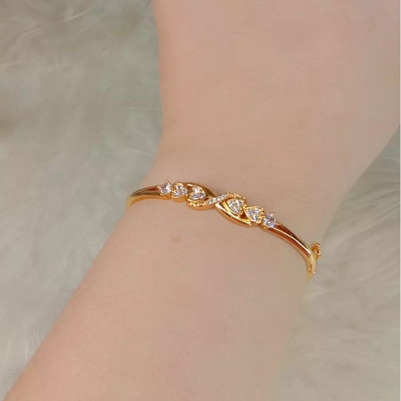 La Vienne - Gelang Bangle Titanium Wanita - 5 Variasi Vania