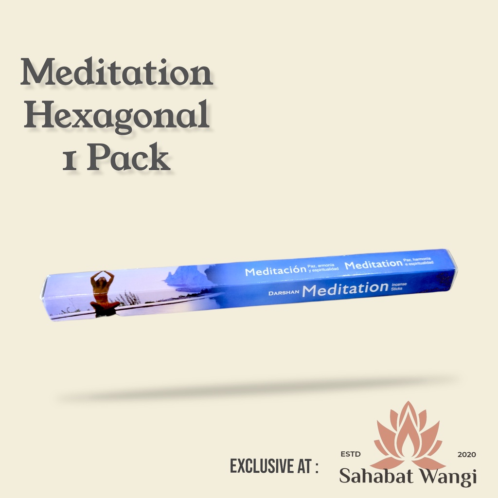 Dupa India Darshan Meditation Hexa Short Pack 20Stick