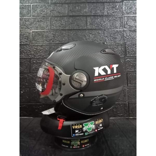 HELM HALLFACE KYT ELSICO#3 GUNMETAL BK ORIGINAL