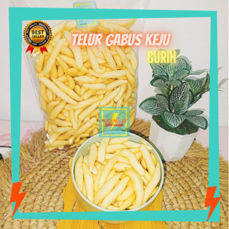 

stik gabus keju renyah 150gr kerupuk telur gabus keju