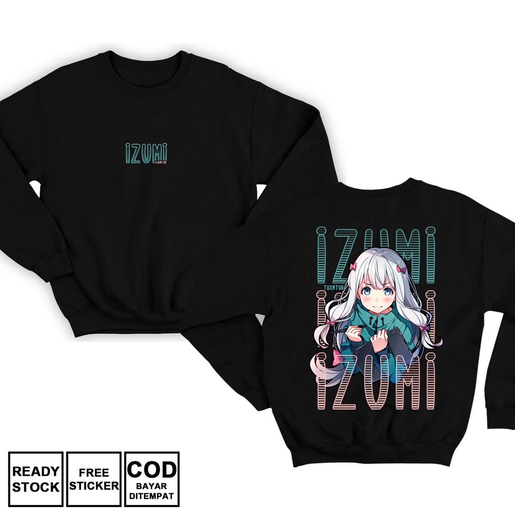 SWEATER IZUMI SAGIRI EROMANGA SENSEI MASAMUNE WAIFU ANIME MANGA MEGUMI JINNO AYAME KAGURAZAKA KYOUKA