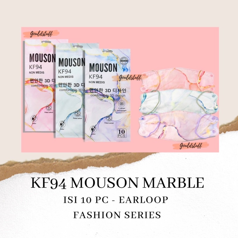 KF94 MOUSON MARBLE EDITION ISI 10PC / MOUSON KF94 FASHION SERIES / KF94 MARBLE / KF94 PREMIUM / MOUS