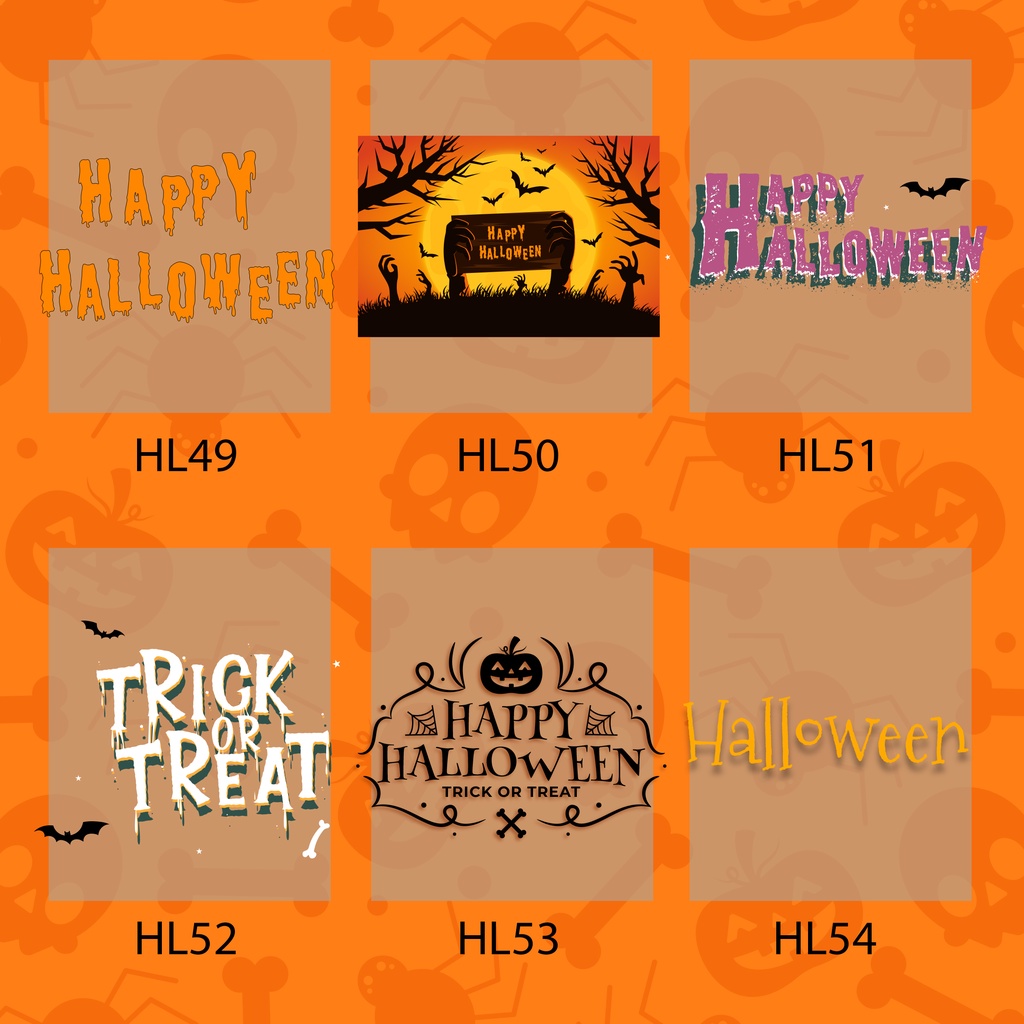 STIKER HAPPY HALLOWEEN STICKER HALLOWEEN STIKER SABLON BAJU STIKER KAOS HALLOWEEN STIKER TRICK OR TREAT STICKER HORROR STIKER KUCING STIKER LABU STIKER GOSOK STICKER SETRIKA MURAH STIKER KAOS MURAH STICKER CAT STICKER SIHIR STIKER TAS STIKER CELANA MURAH